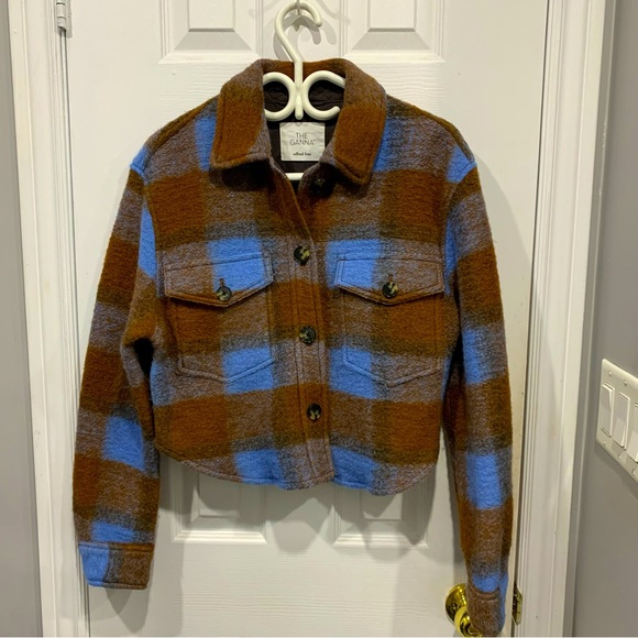 Wilfred Free “The Ganna Cropped Shirt Jacket” - Picture 6 of 12